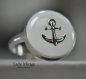 Preview: Perlmutt Kette Silber - 925  - Brautschmuck - Weiß - 45 cm - Hochzeitsschmuck -  Maritim - Anker - Geschenk für Sie -